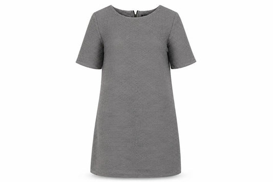 Front view of River Island women’s grey a-line, size UK 12