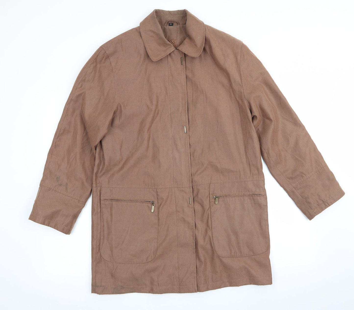 Womens UK Size 10 Klass Collection Beige Overcoat