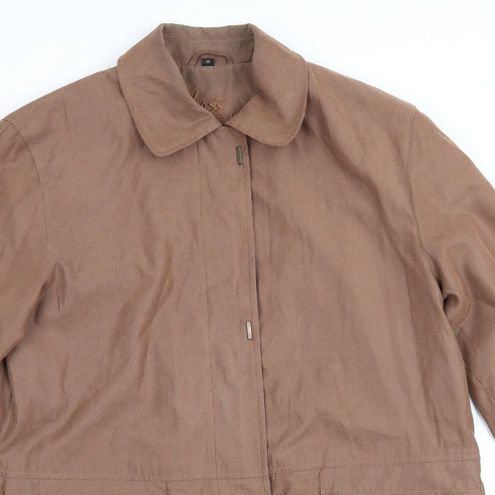 Womens UK Size 10 Klass Collection Beige Overcoat