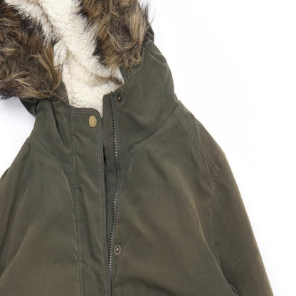 Primark Womens Green   Overcoat Coat Size S