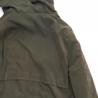 Primark Womens Green   Overcoat Coat Size S
