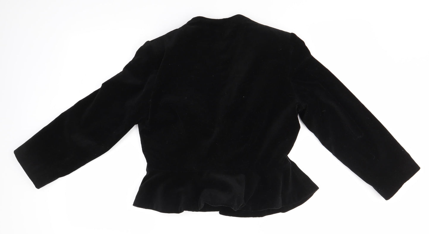 Womens UK Size 12 South Black Jacket