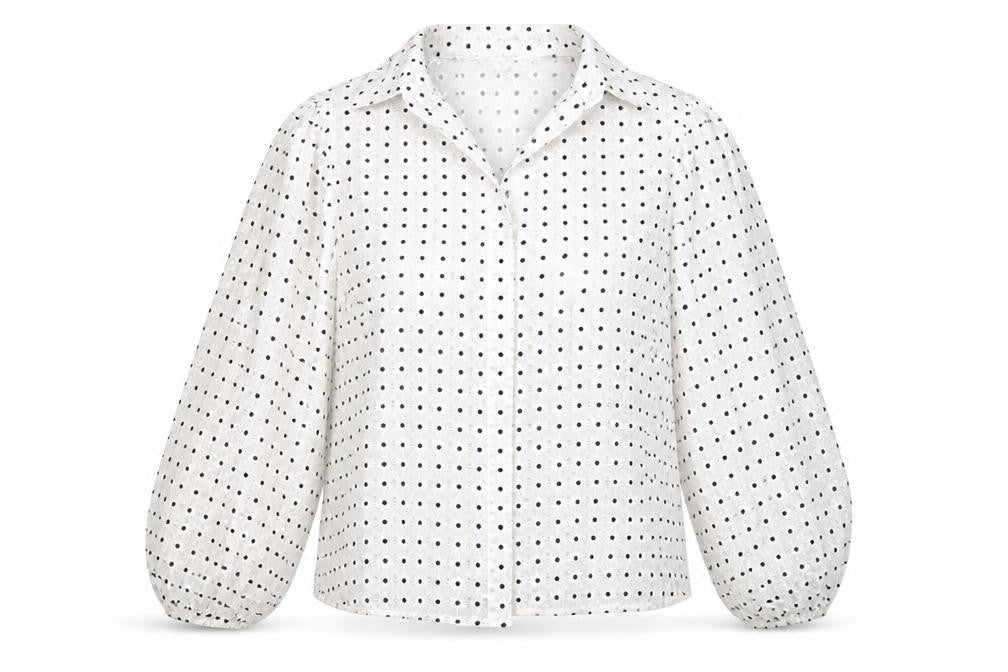 Womens UK Size 8 New Look White Basic Button-Up