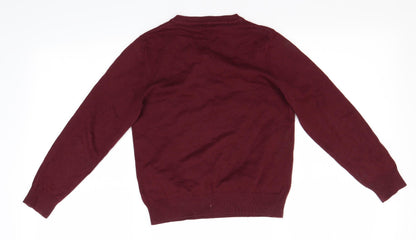 George Boys Pink   Pullover Jumper Size 7-8 Years