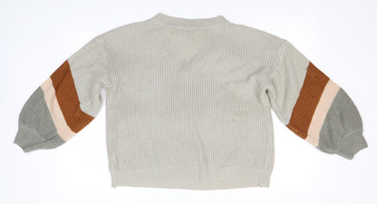 SheIn Womens Multicoloured   Pullover Jumper Size L