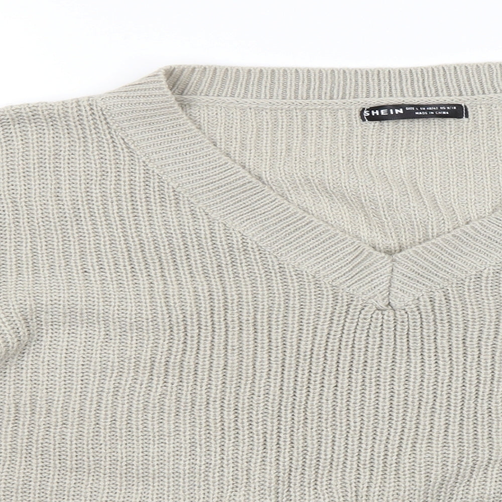 SheIn Womens Multicoloured   Pullover Jumper Size L