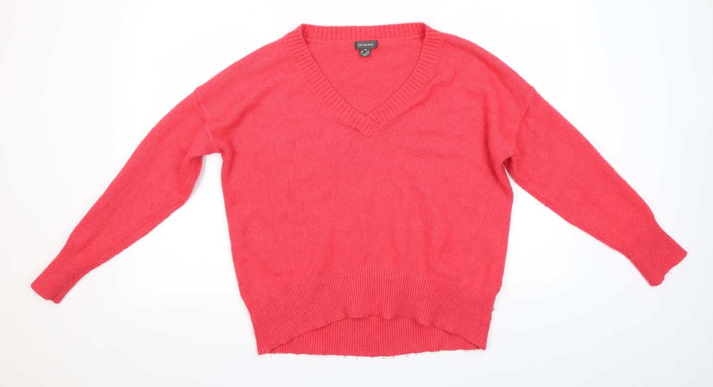 Primark Womens Pink   Pullover Jumper Size XS  - Oversized