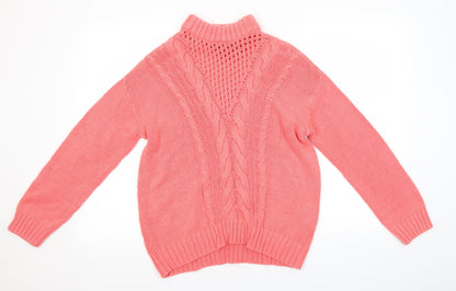 Womens UK Size 10 Dorothy Perkins Pink Pullover Jumper