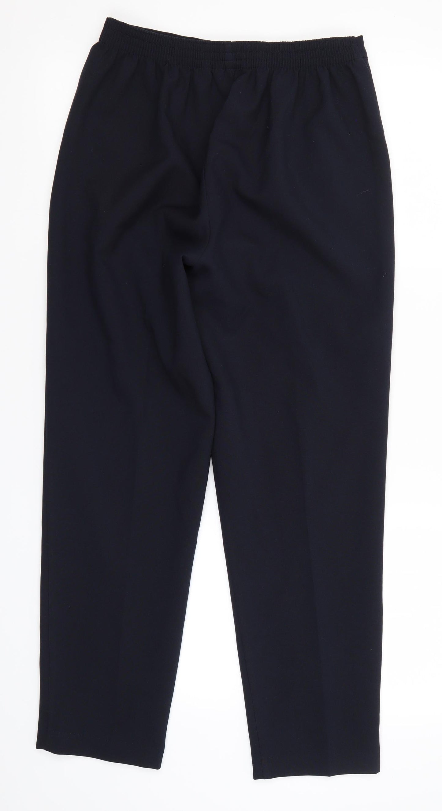 Womens UK Size 10 Sarah Hamilton Regular Fit Dress Pants Blue Trousers