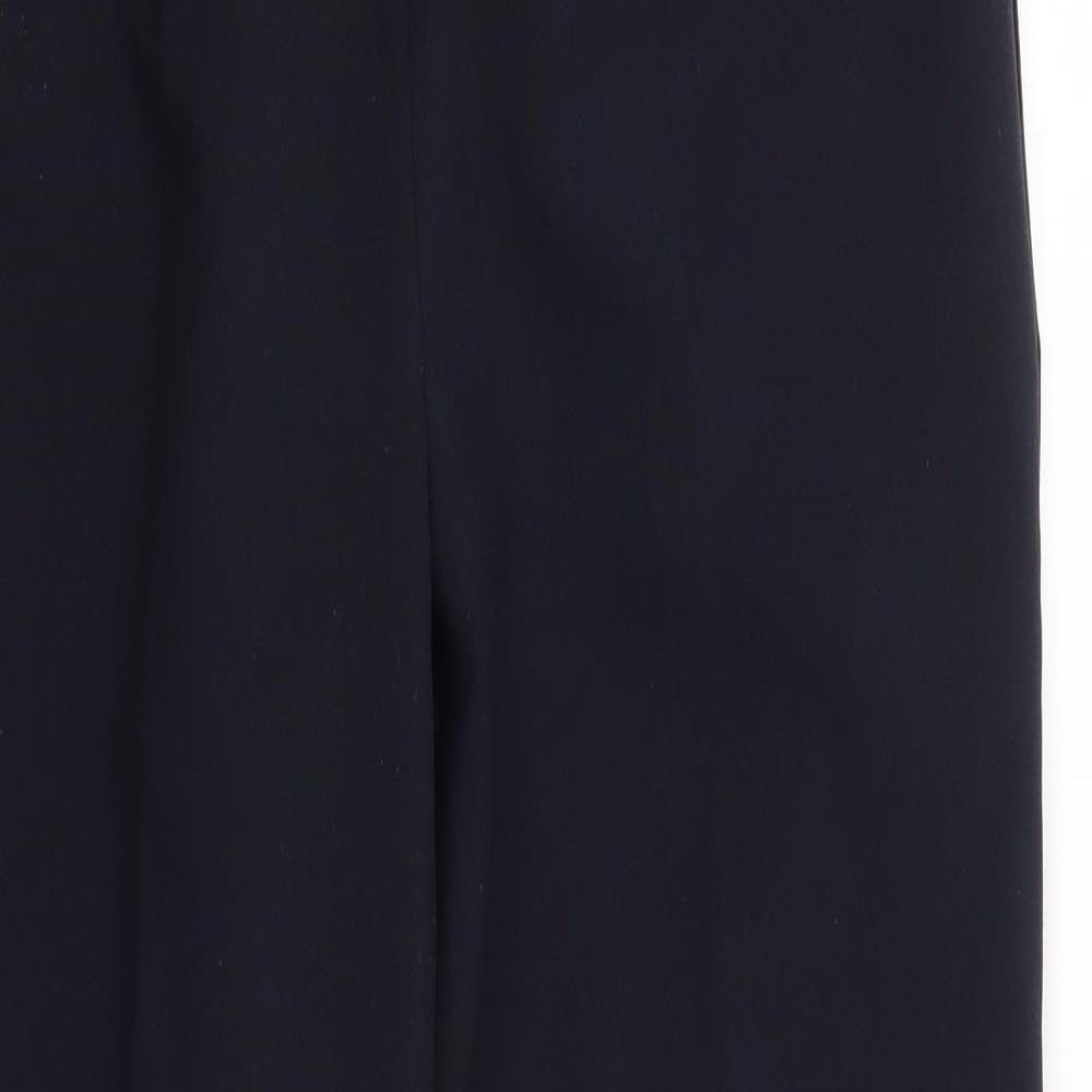Womens UK Size 10 Sarah Hamilton Regular Fit Dress Pants Blue Trousers