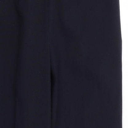 Womens UK Size 10 Sarah Hamilton Regular Fit Dress Pants Blue Trousers