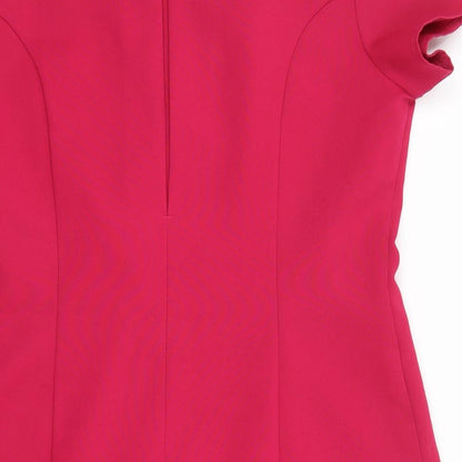 Simon Jersey Womens Pink   T-Shirt Dress  Size 14