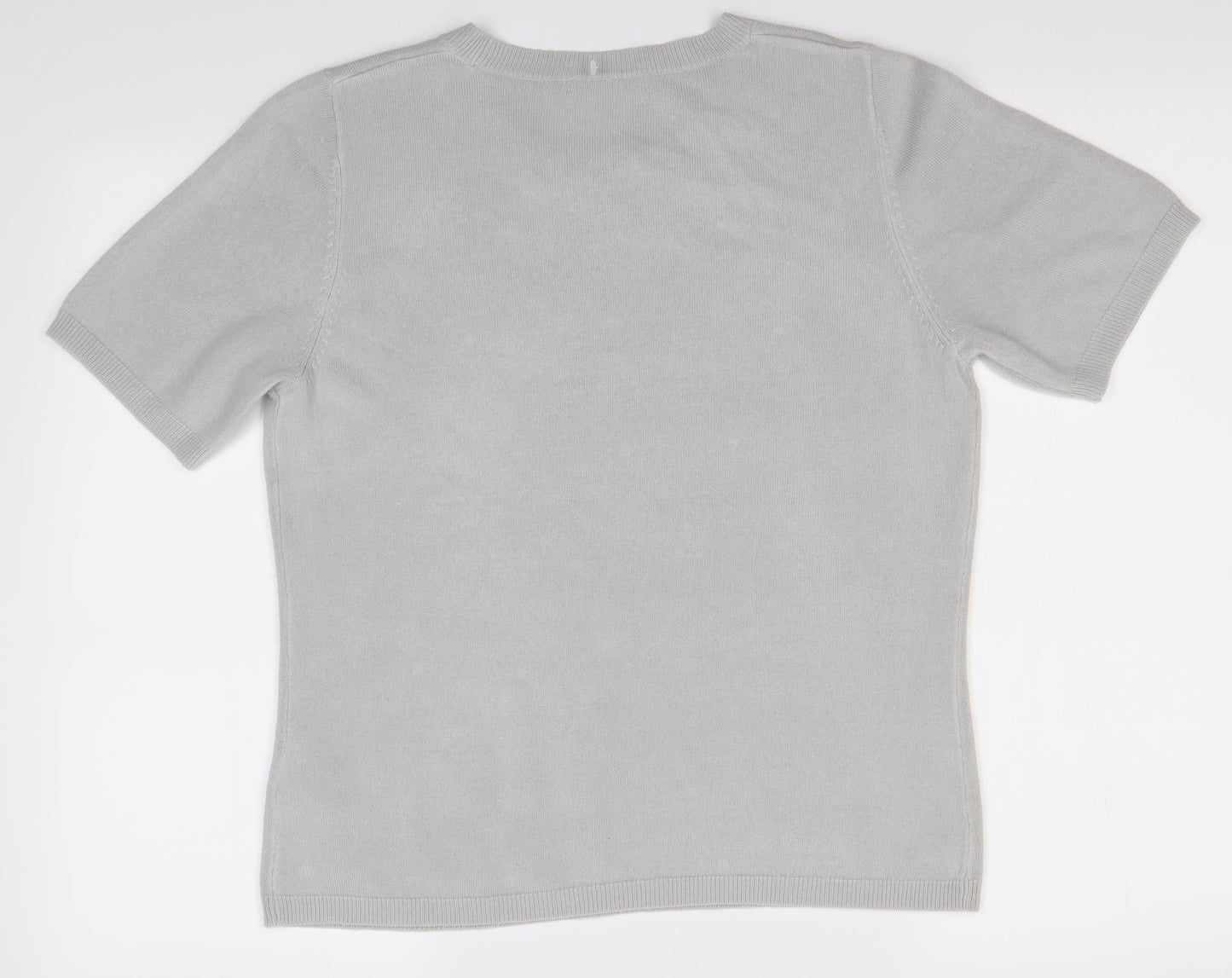 Womens UK Size 12 M&S Grey Pullover Jumper