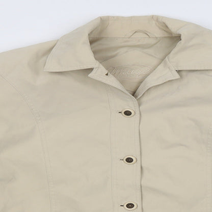 Vintage Creation Womens Beige   Overcoat Coat Size 16