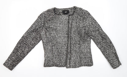 H&M Womens Grey   Jacket  Size 6