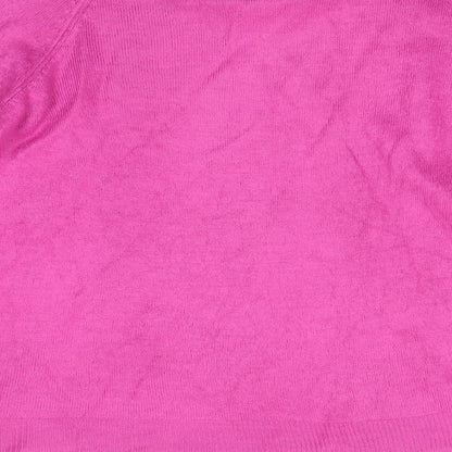 Womens UK Size 12 M&S Pink Pullover Jumper