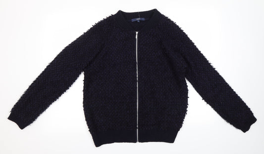 Womens UK Size 12 NEXT Blue Full Zip Jumper