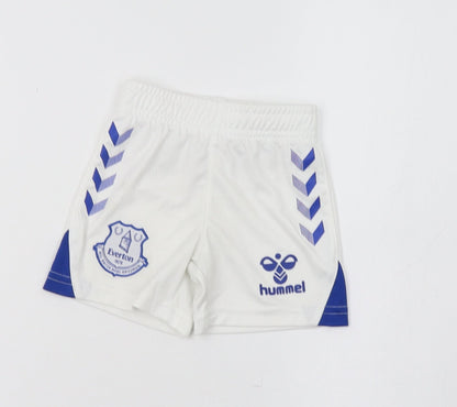 Hummel Baby White   Jogger Trousers Size 9-12 Months  - Everton FC