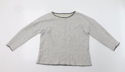 Womens UK Size L Papaya Grey Pullover Jumper
