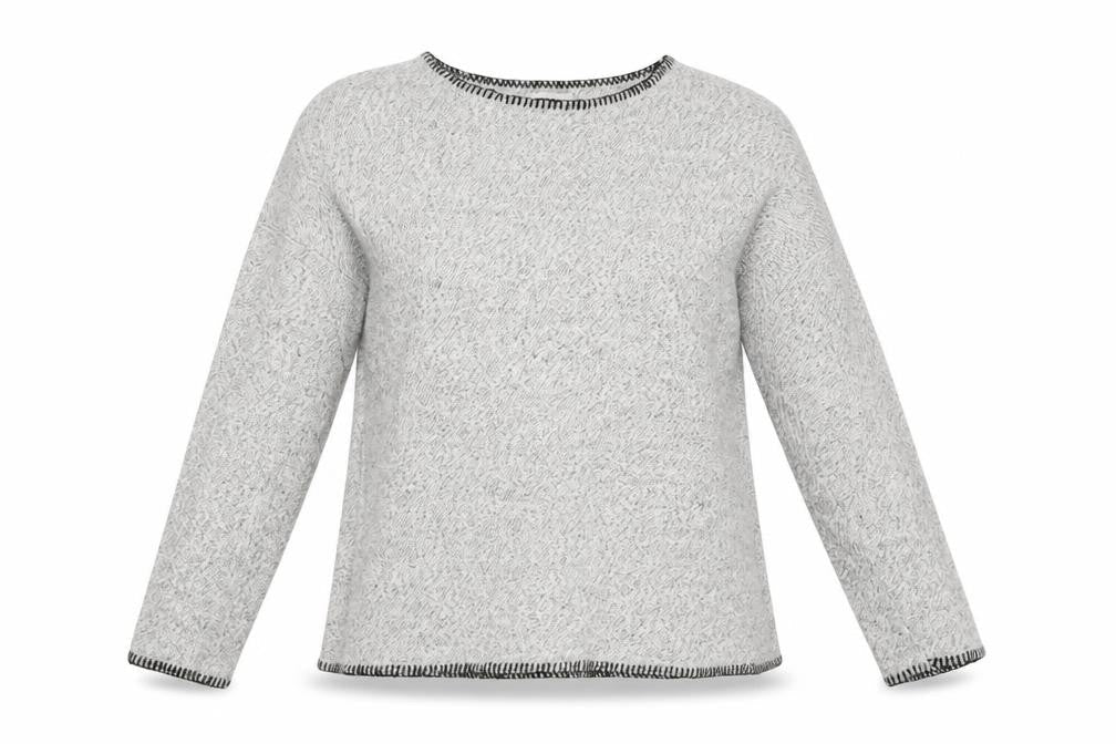 Womens UK Size L Papaya Grey Pullover Jumper