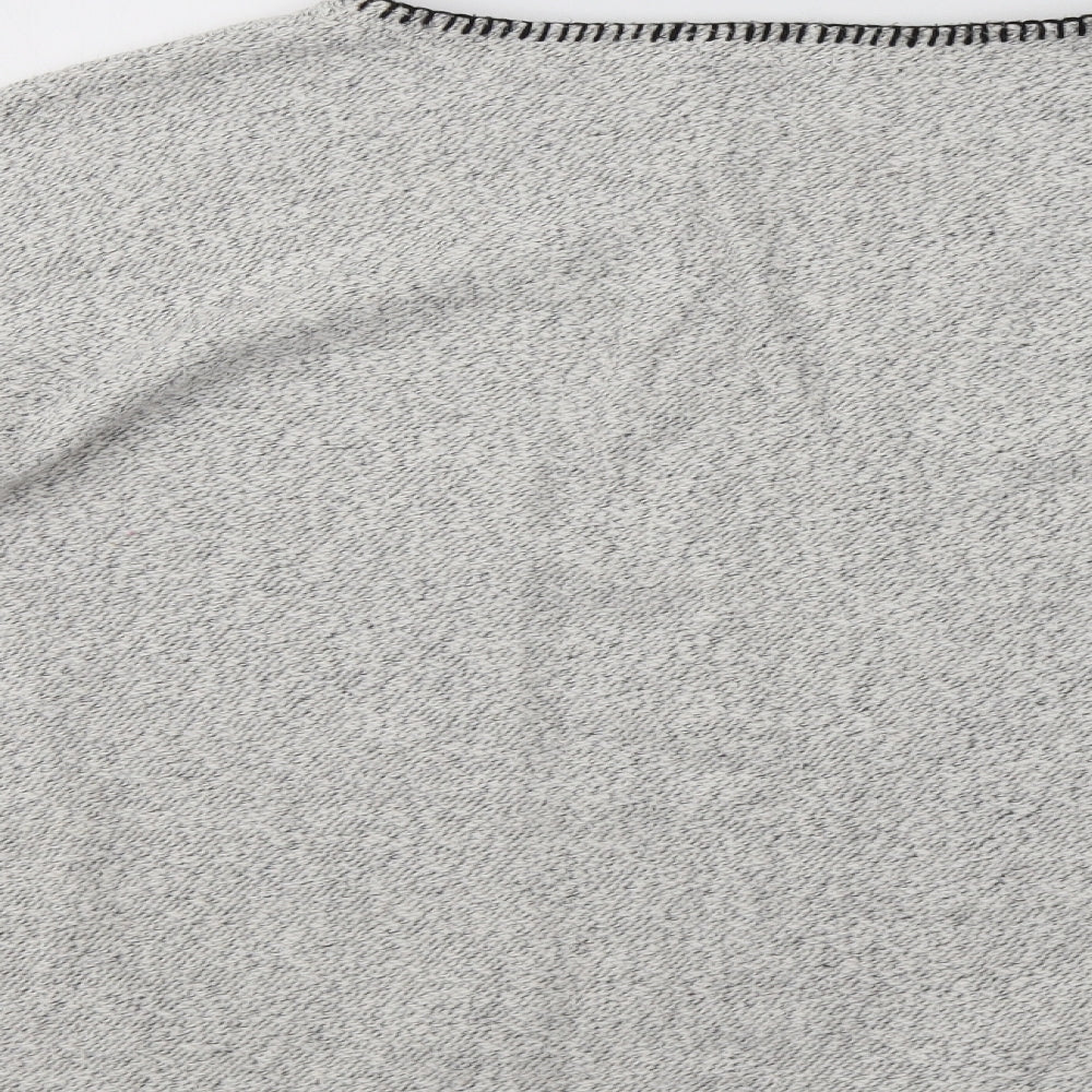Womens UK Size L Papaya Grey Pullover Jumper