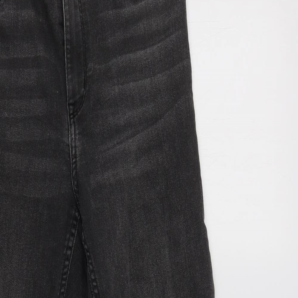 Womens UK Size 10 H&M Regular Fit Skinny Grey Jeans
