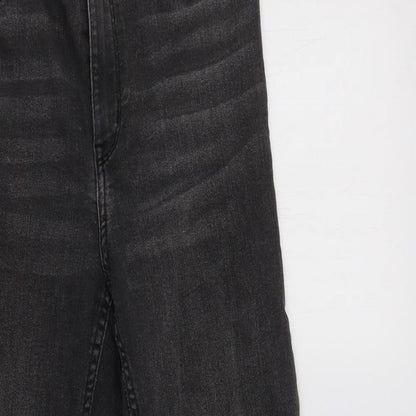 Womens UK Size 10 H&M Regular Fit Skinny Grey Jeans