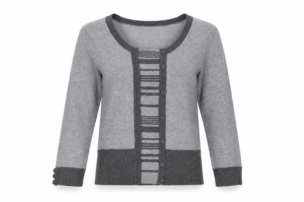 Womens UK Size M M&Co Grey Pullover Jumper