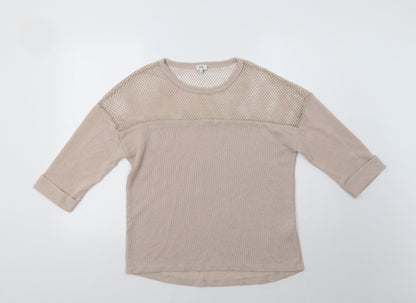 Womens UK Size 14 River Island Beige Pullover Jumper