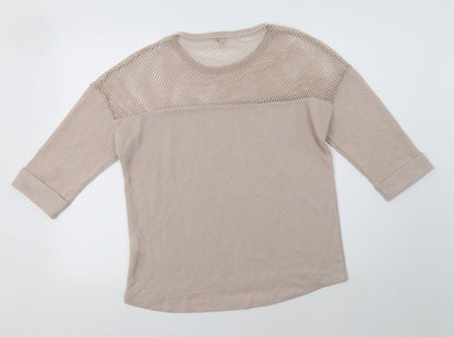 Womens UK Size 14 River Island Beige Pullover Jumper