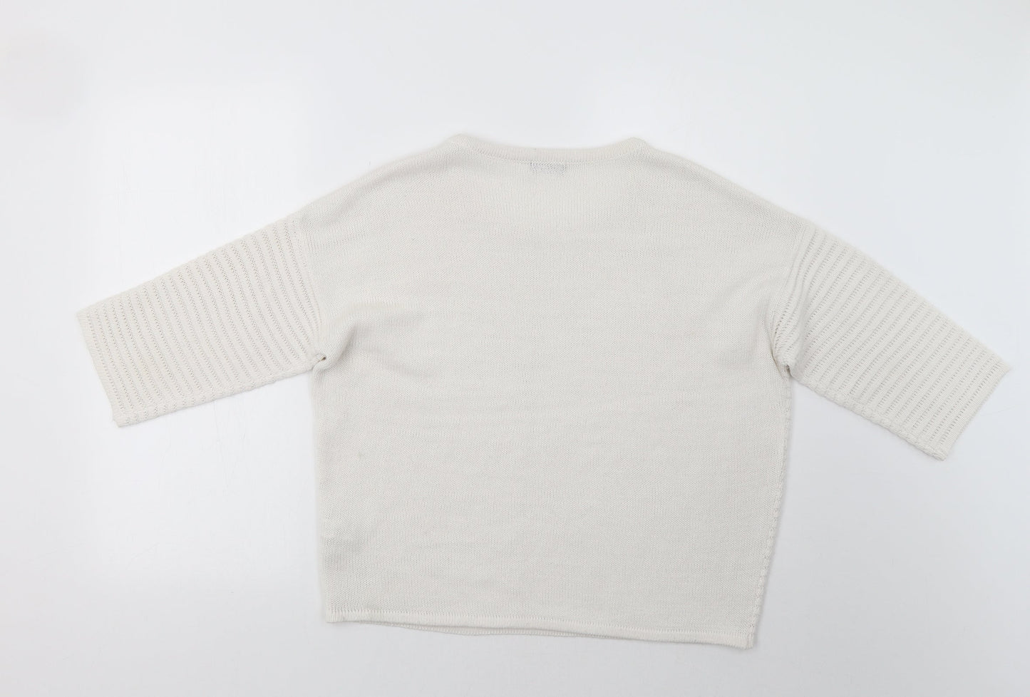 F&F Womens White   Pullover Jumper Size 12