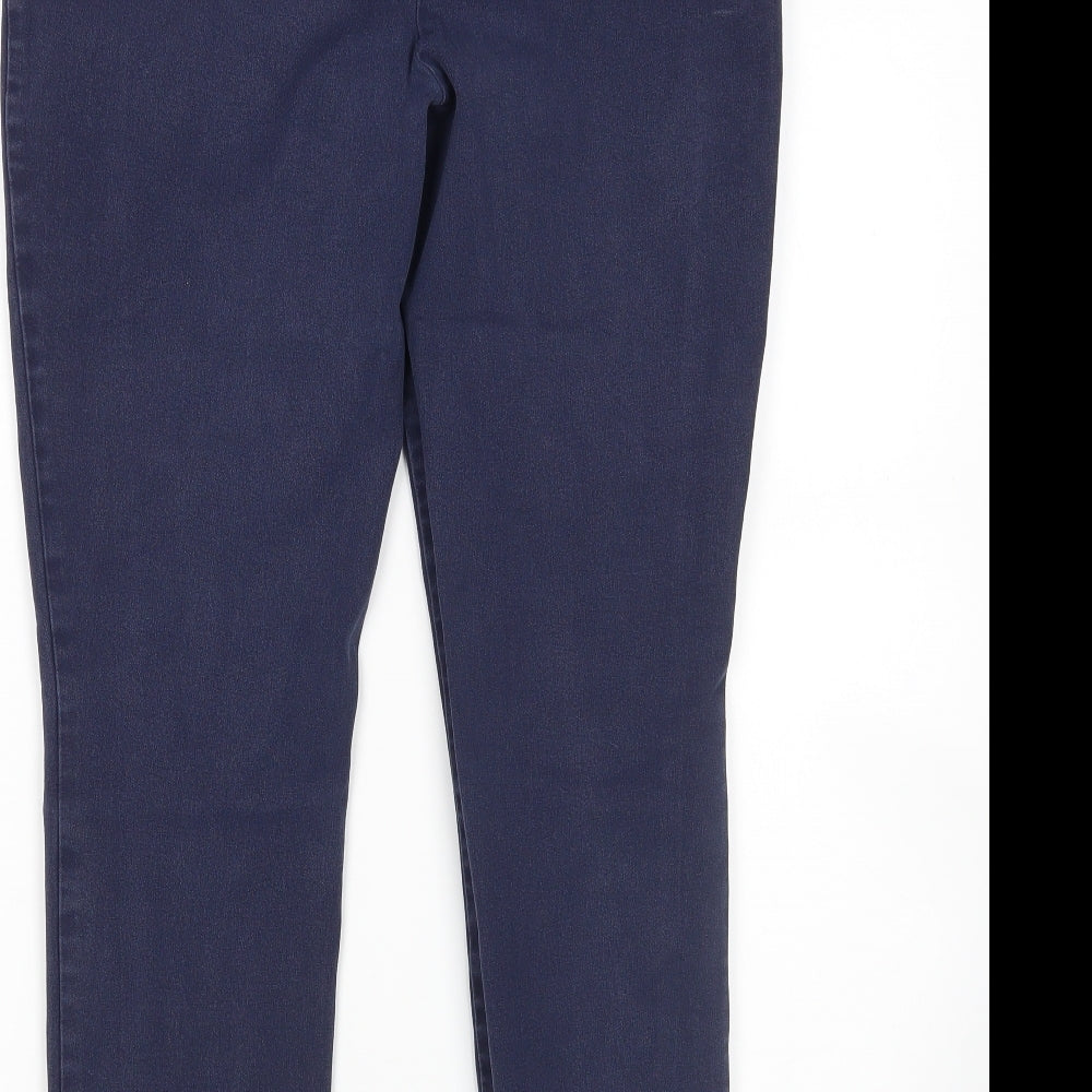M&S Womens Blue   Skinny Jeans Size 12 L26 in