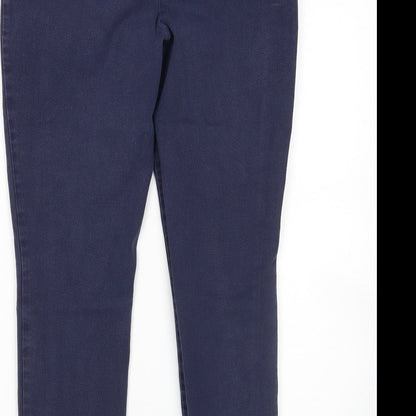 M&S Womens Blue   Skinny Jeans Size 12 L26 in