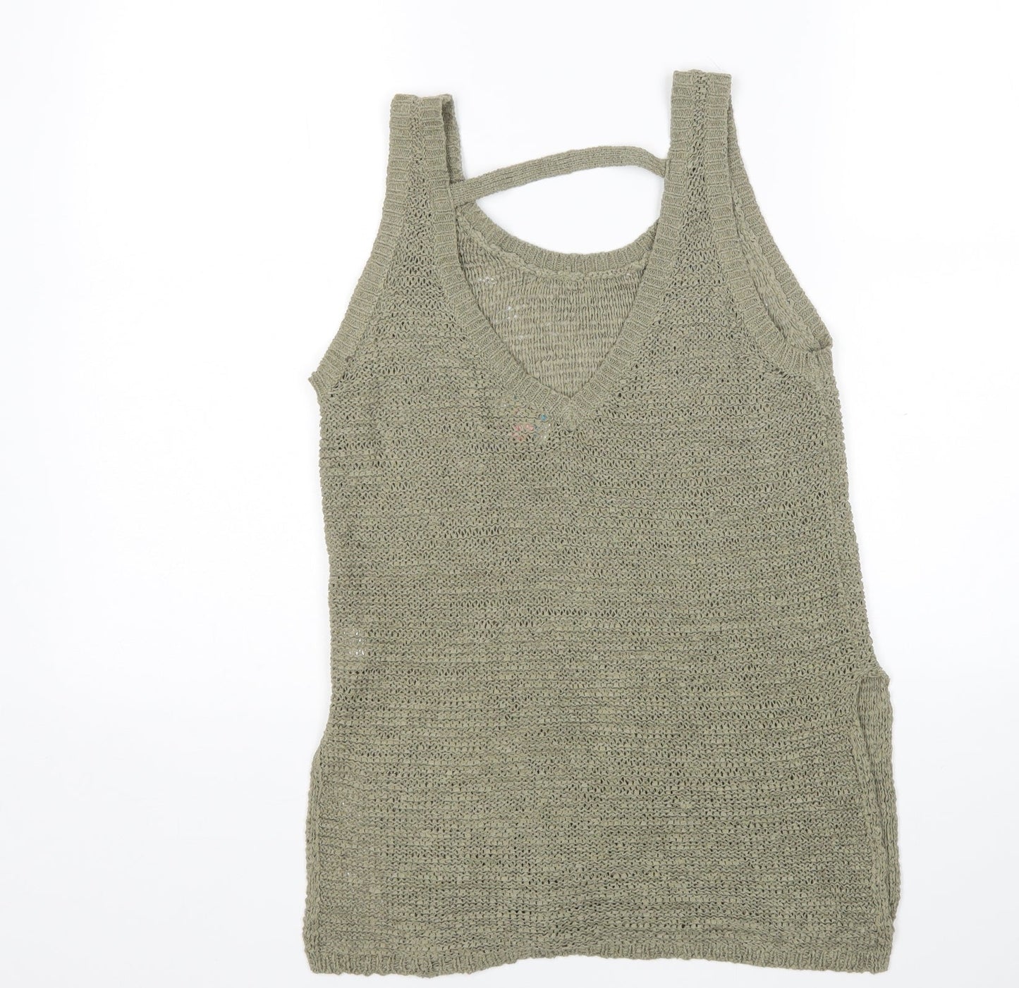 Lottie Womens Green   Vest Jumper Size 8