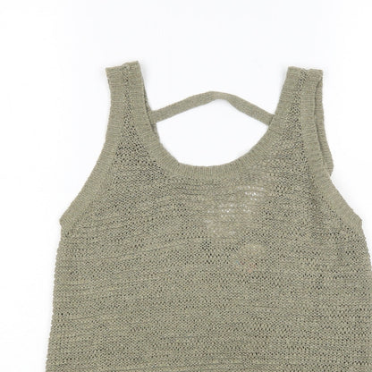 Lottie Womens Green   Vest Jumper Size 8