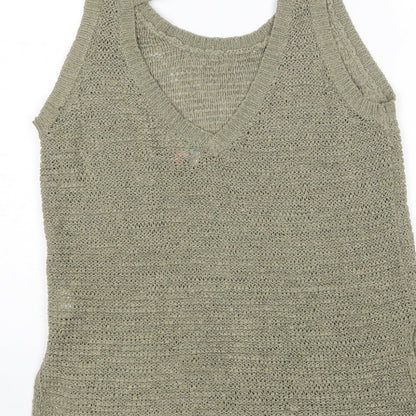 Lottie Womens Green   Vest Jumper Size 8