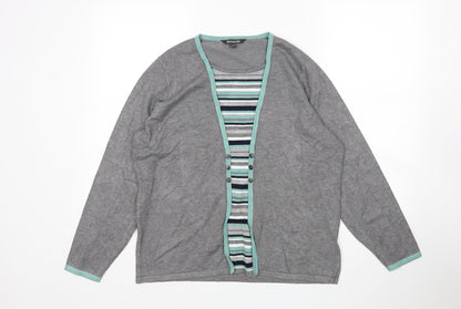 Womens UK Size 16 Bonmarche Multicoloured Pullover Jumper