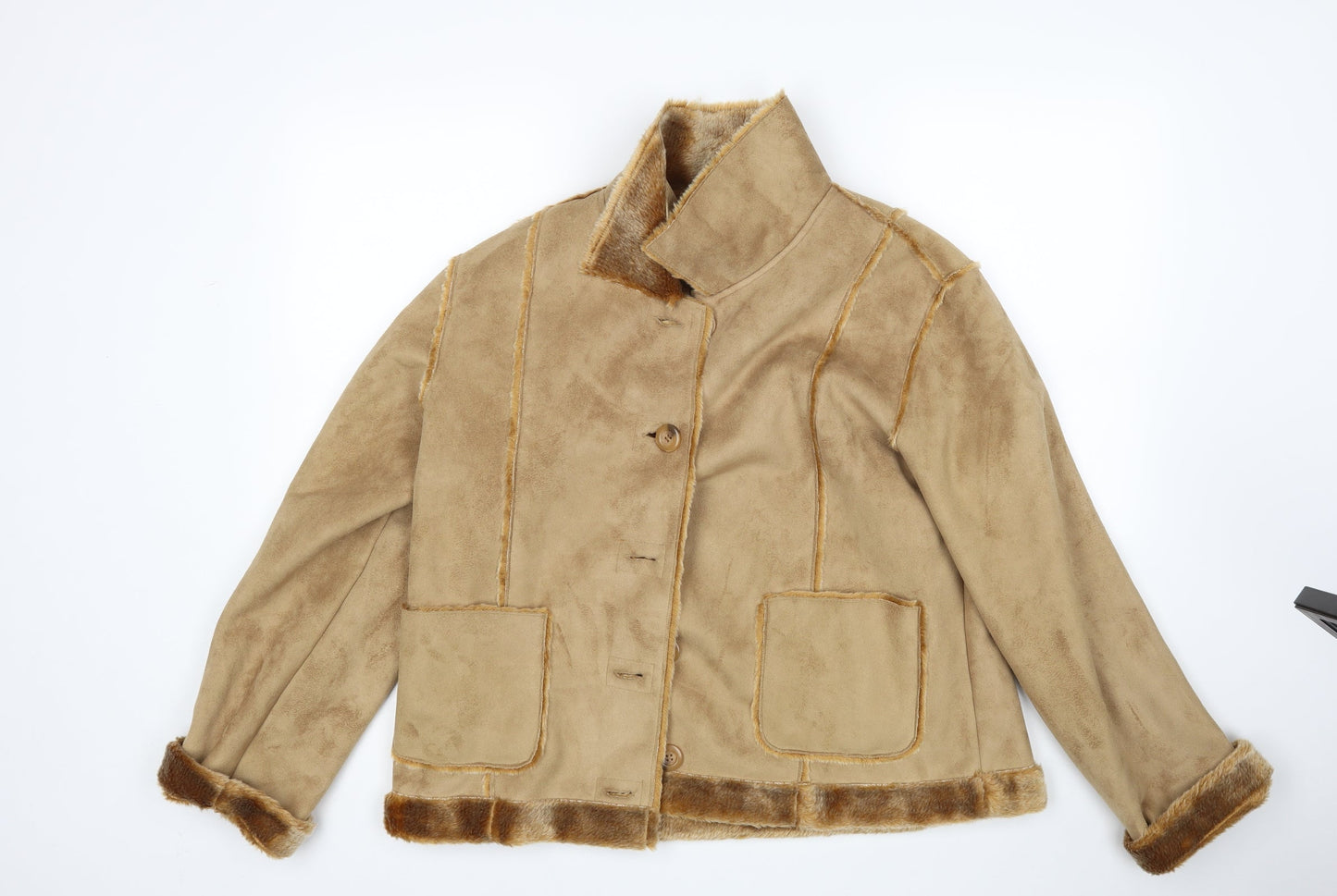 Womens UK Size L EWM Brown Jacket