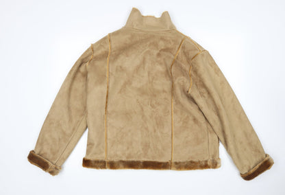 Womens UK Size L EWM Brown Jacket
