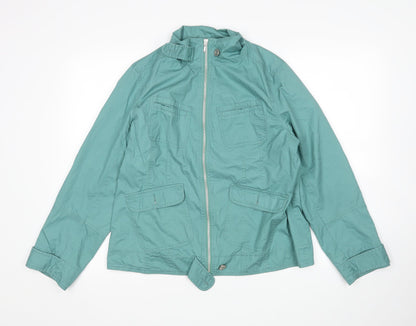 Womens UK Size 14 Cherokee Green Jacket