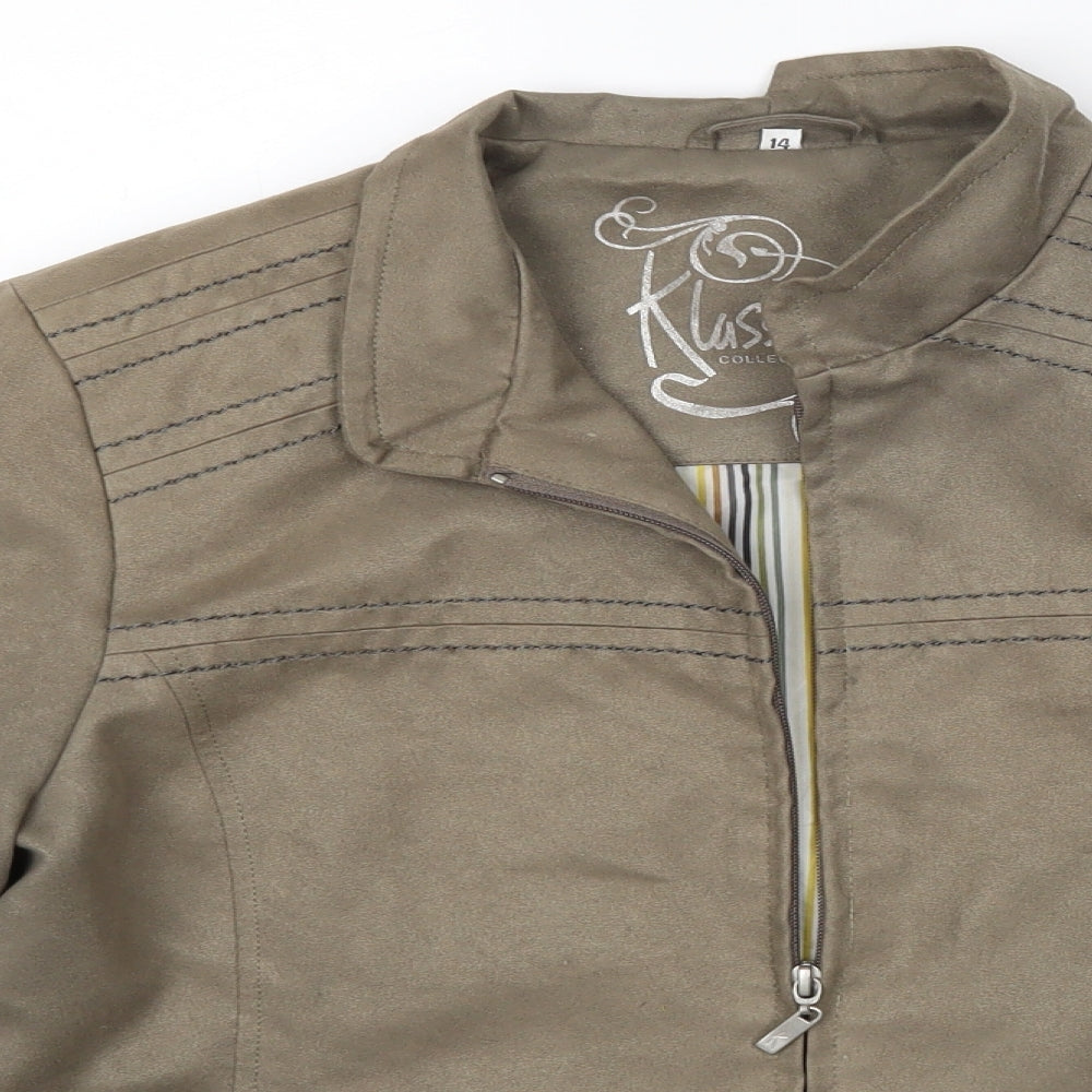 Klass Womens Green   Jacket  Size 14