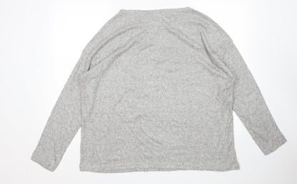 Avenue Womens Grey   Pullover Jumper Size 16