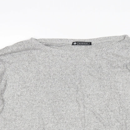 Avenue Womens Grey   Pullover Jumper Size 16