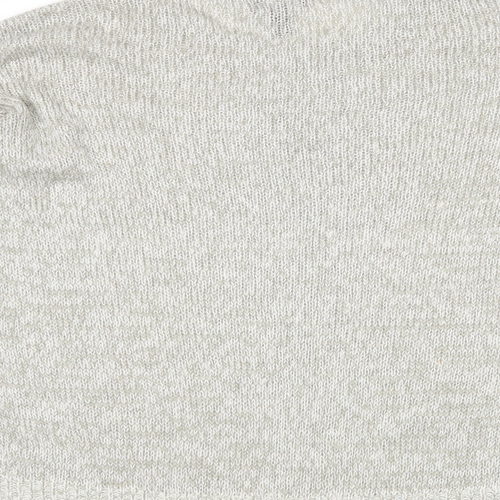 Womens UK Size M New Look Grey Pullover Jumper