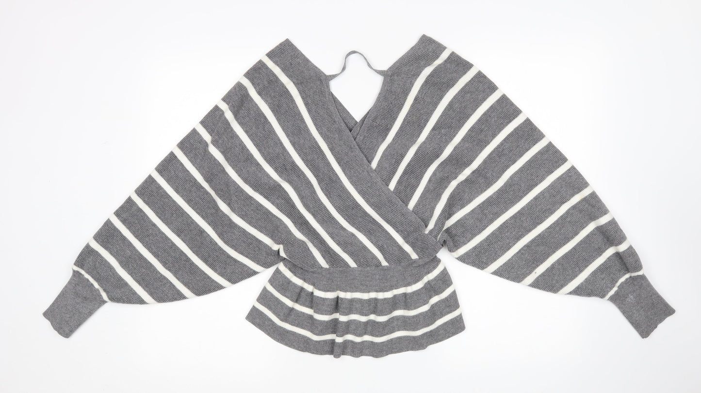 Womens UK Size S New Look Multicoloured Pullover Jumper
