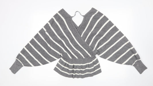 Womens UK Size S New Look Multicoloured Pullover Jumper
