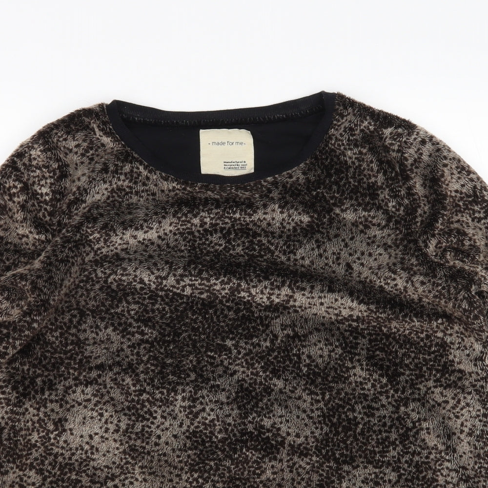Womens UK Size 12 NEXT Brown Pullover Jumper
