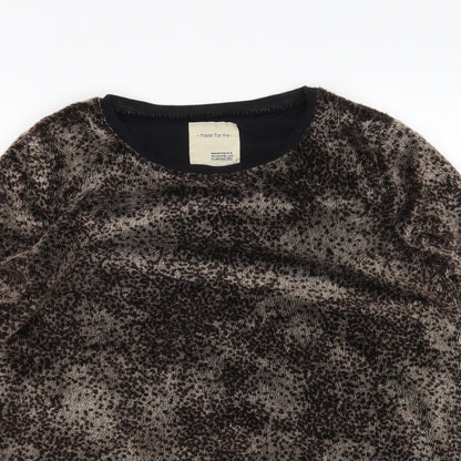 Womens UK Size 12 NEXT Brown Pullover Jumper