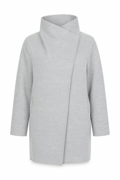 Boohoo Womens Grey   Jacket Coatigan Size 16