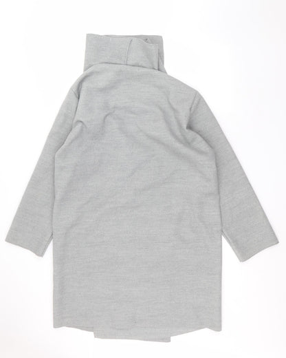 Boohoo Womens Grey   Jacket Coatigan Size 16